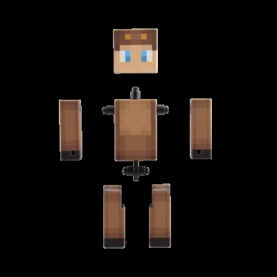 Canadian Moose Action Figure Toy, 4 Inch Custom Series Figurines by EnderToys [Not an official Minecraft product]   